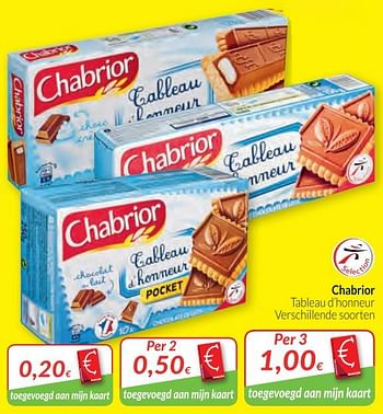 Promoties Chabrior tableau d`honneur - Chabrior - Geldig van 01/03/2018 tot 01/04/2018 bij Intermarche