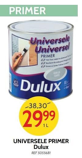 Promoties Universele primer - Dulux - Geldig van 06/03/2018 tot 26/03/2018 bij BricoPlanit