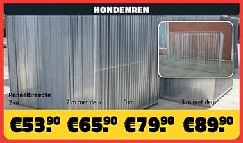 Promoties Hondenren - Huismerk - Bouwcenter Frans Vlaeminck - Geldig van 05/03/2018 tot 31/03/2018 bij Bouwcenter Frans Vlaeminck