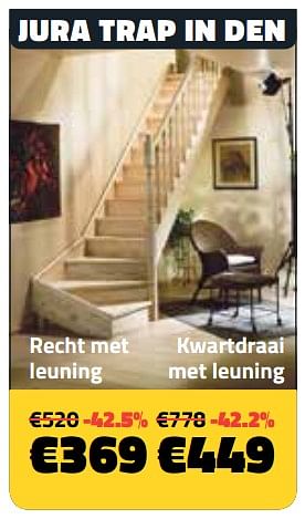 Promoties Jura trap in den - Huismerk - Bouwcenter Frans Vlaeminck - Geldig van 05/03/2018 tot 31/03/2018 bij Bouwcenter Frans Vlaeminck