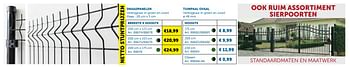 Promoties Draadpanelen breedte x hoogte - Huismerk - Zelfbouwmarkt - Geldig van 06/03/2018 tot 02/04/2018 bij Zelfbouwmarkt