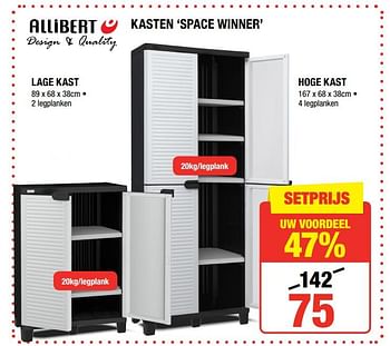 Promoties Kasten space winner - Allibert - Geldig van 01/03/2018 tot 18/03/2018 bij HandyHome