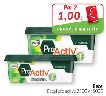 Promotions Becel becel pro active - Becel - Valide de 01/03/2018 à 01/04/2018 chez Intermarche