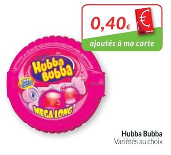 Promotions Hubba bubba - Hubba Hubba - Valide de 01/03/2018 à 01/04/2018 chez Intermarche