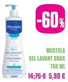 Promoties Mustela gel lavant doux 750 ml - Mustela - Geldig van 01/03/2018 tot 30/05/2018 bij Medi-Market