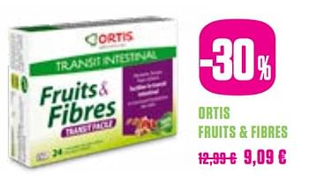 Promotions Ortis fruits + fibres - Ortis - Valide de 01/03/2018 à 30/05/2018 chez Medi-Market