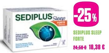 Promotions Sediplus sleep forte - Sediplus - Valide de 01/03/2018 à 30/05/2018 chez Medi-Market