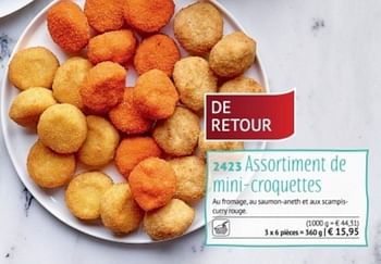 Promoties Assortiment de mini-croquettes - Huismerk - Bofrost - Geldig van 23/02/2018 tot 30/03/2018 bij Bofrost
