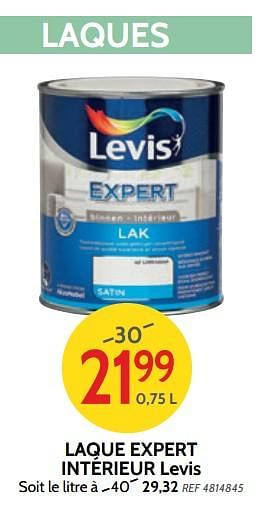 Promoties Laque expert intérieur levis - Levis - Geldig van 06/03/2018 tot 26/03/2018 bij BricoPlanit