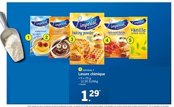 Promoties Levure chimique - Imperial Desserts - Geldig van 12/03/2018 tot 17/03/2018 bij Lidl