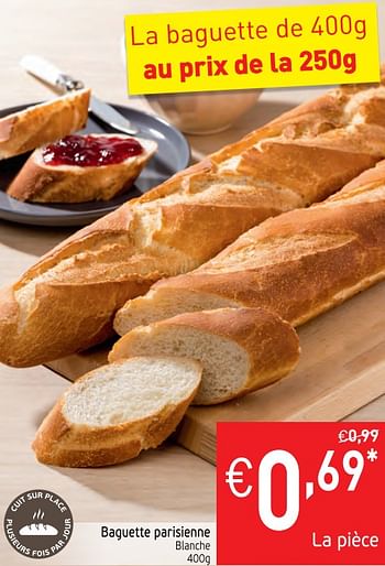 Produit Maison Intermarche Baguette Parisienne En Promotion Chez Intermarche