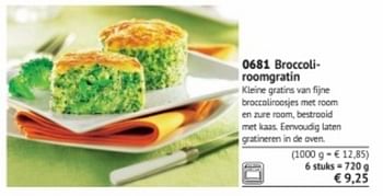 Promotions Broccoli-roomgratin - Produit maison - Bofrost - Valide de 01/03/2018 à 31/08/2018 chez Bofrost