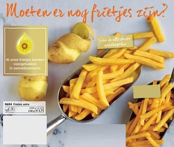 Promotions Frieten, extra - Produit maison - Bofrost - Valide de 01/03/2018 à 31/08/2018 chez Bofrost