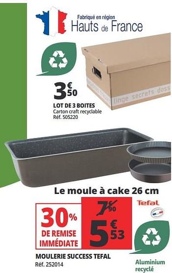 Produit Maison Auchan Ronq Lot De 3 Boites En Promotion Chez Auchan Ronq