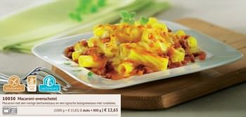 Promotions Macaroni-ovenschotel - Produit maison - Bofrost - Valide de 01/03/2018 à 31/08/2018 chez Bofrost
