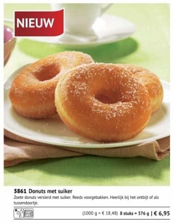 Promotions Donuts met suiker - Produit maison - Bofrost - Valide de 01/03/2018 à 31/08/2018 chez Bofrost