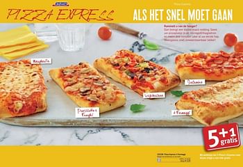 Promoties Pizza express 4 formaggi - Huismerk - Bofrost - Geldig van 01/03/2018 tot 31/08/2018 bij Bofrost