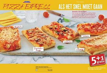 Promotions Pizza trancio express vegetariana - Produit maison - Bofrost - Valide de 01/03/2018 à 31/08/2018 chez Bofrost