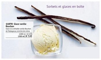 Promotions Glace vanille bourbon - Produit maison - Bofrost - Valide de 01/03/2018 à 31/08/2018 chez Bofrost