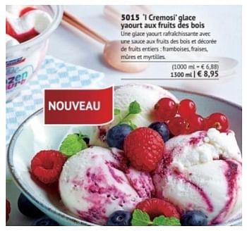 Promotions I cremosi glace yaourt aux fruits des bois - Produit maison - Bofrost - Valide de 01/03/2018 à 31/08/2018 chez Bofrost