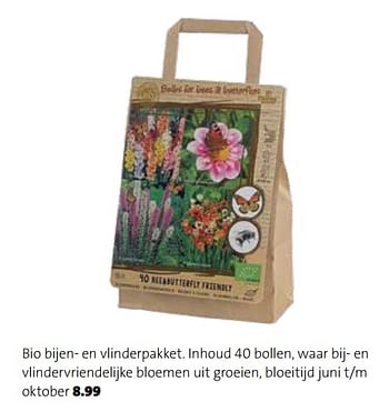 Promoties Bio bijen- en vlinderpakket - Huismerk - Intratuin - Geldig van 01/03/2018 tot 31/12/2018 bij Intratuin