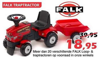 Promoties Falk traptractor - Falk - Geldig van 28/02/2018 tot 25/03/2018 bij Itek