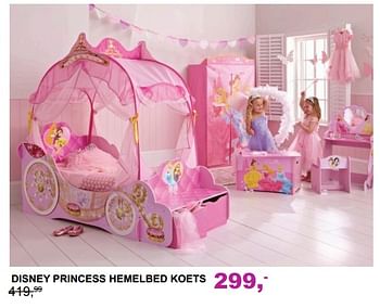 Promoties Disney princess hemelbed koets - Disney - Geldig van 04/03/2018 tot 31/03/2018 bij Baby & Tiener Megastore