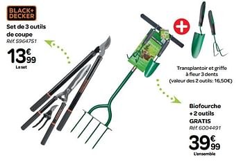 Promotions Set de 3 outils de coupe - Black & Descker - Valide de 07/03/2018 à 19/03/2018 chez Carrefour