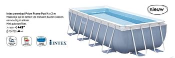 Promoties Intex zwembad prism frame pool - Intex - Geldig van 05/03/2018 tot 31/08/2018 bij Dreamland