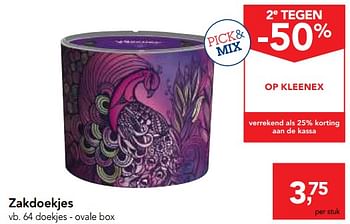 Promoties Kleenex zakdoekjes - ovale box - Kleenex - Geldig van 14/03/2018 tot 27/03/2018 bij Makro