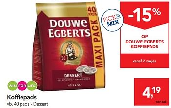 Promoties Koffiepads - Douwe Egberts - Geldig van 14/03/2018 tot 27/03/2018 bij Makro