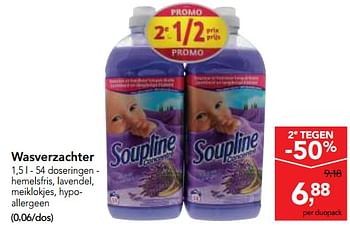 Promoties Soupline wasverzachter - Soupline - Geldig van 14/03/2018 tot 27/03/2018 bij Makro