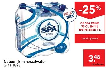 Promotions Spa natuurlijk mineraalwater - Spa - Valide de 14/03/2018 à 27/03/2018 chez Makro