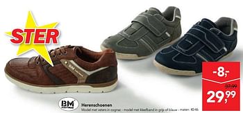 Promoties Bm footwear herenschoenen - BM Footwear - Geldig van 14/03/2018 tot 27/03/2018 bij Makro