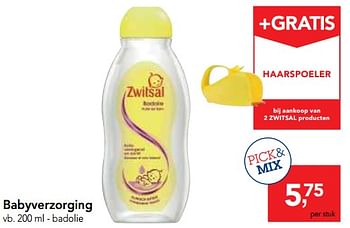 Promoties Zwitsal badolie - Zwitsal - Geldig van 14/03/2018 tot 27/03/2018 bij Makro