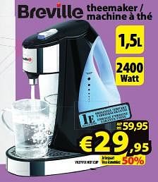 Promoties Breville theemaker - machine à thé vkj791x hot cup - Breville - Geldig van 08/03/2018 tot 16/03/2018 bij ElectroStock