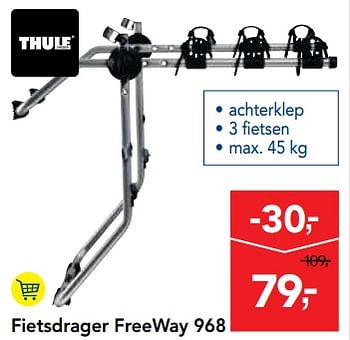 Promoties Thule fietsdrager freeway 968 - Thule - Geldig van 14/03/2018 tot 27/03/2018 bij Makro