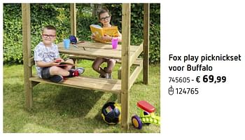 Promoties Fox play picknickset voor buffalo - Fox Play - Geldig van 05/03/2018 tot 31/08/2018 bij Dreamland