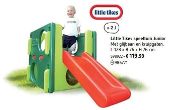 Promotions Little tikes speeltuin junior - Little Tikes - Valide de 05/03/2018 à 31/08/2018 chez Dreamland