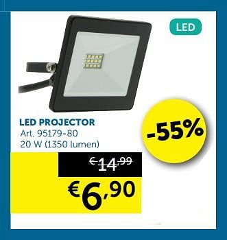 Promoties Led projector - Huismerk - Zelfbouwmarkt - Geldig van 13/03/2018 tot 02/04/2018 bij Zelfbouwmarkt