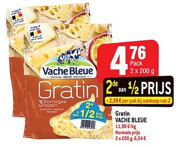 Promoties Gratin vache bleue - Vache bleue - Geldig van 14/03/2018 tot 20/03/2018 bij Smatch