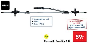 Promotions Thule porte-vélo freeride 532 - Thule - Valide de 14/03/2018 à 27/03/2018 chez Makro