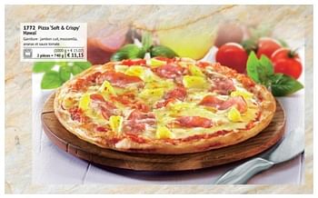 Promotions Pizza soft + crispy hawaï - Produit maison - Bofrost - Valide de 01/03/2018 à 31/08/2018 chez Bofrost