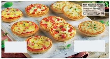 Promotions Pizzettis au fromage - Produit maison - Bofrost - Valide de 01/03/2018 à 31/08/2018 chez Bofrost