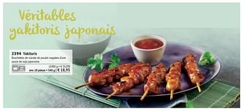 Promotions Yakitoris - Produit maison - Bofrost - Valide de 01/03/2018 à 31/08/2018 chez Bofrost