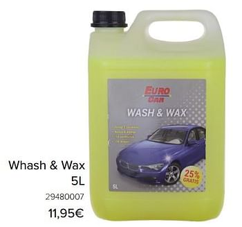 Promoties Euro car whash + wax - Euro Car - Geldig van 06/03/2018 tot 31/03/2018 bij Euro Shop