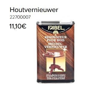 Promoties Fabel houtvernieuwer - Fabel - Geldig van 06/03/2018 tot 31/03/2018 bij Euro Shop
