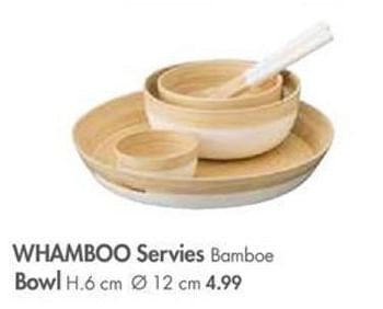 Promoties Whamboo servies bowl - Huismerk - Casa - Geldig van 26/02/2018 tot 25/03/2018 bij Casa