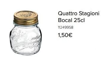 Promotions Quattro stagioni bocal - Produit Maison - Euroshop - Valide de 06/03/2018 à 31/03/2018 chez Euro Shop