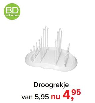 Promoties Bd collection droogrekje - Huismerk - Baby-Dump - Geldig van 05/03/2018 tot 07/04/2018 bij Baby-Dump